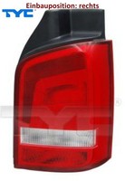 TYC 11-11593-01-2 Heckleuchte Rechts RüCklicht Hecklicht RüCkleuchte FüR VW