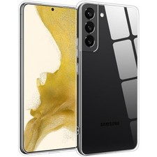 Phone Case for Samsung Galaxy S22 Plus, Clear Shockproof Protective Bumper Cove