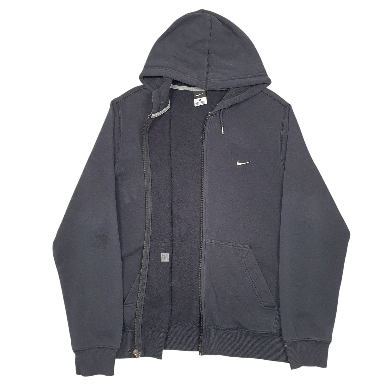 NIKE Full Zip Hoodie Jumper Sweatshirt Mens L image 2