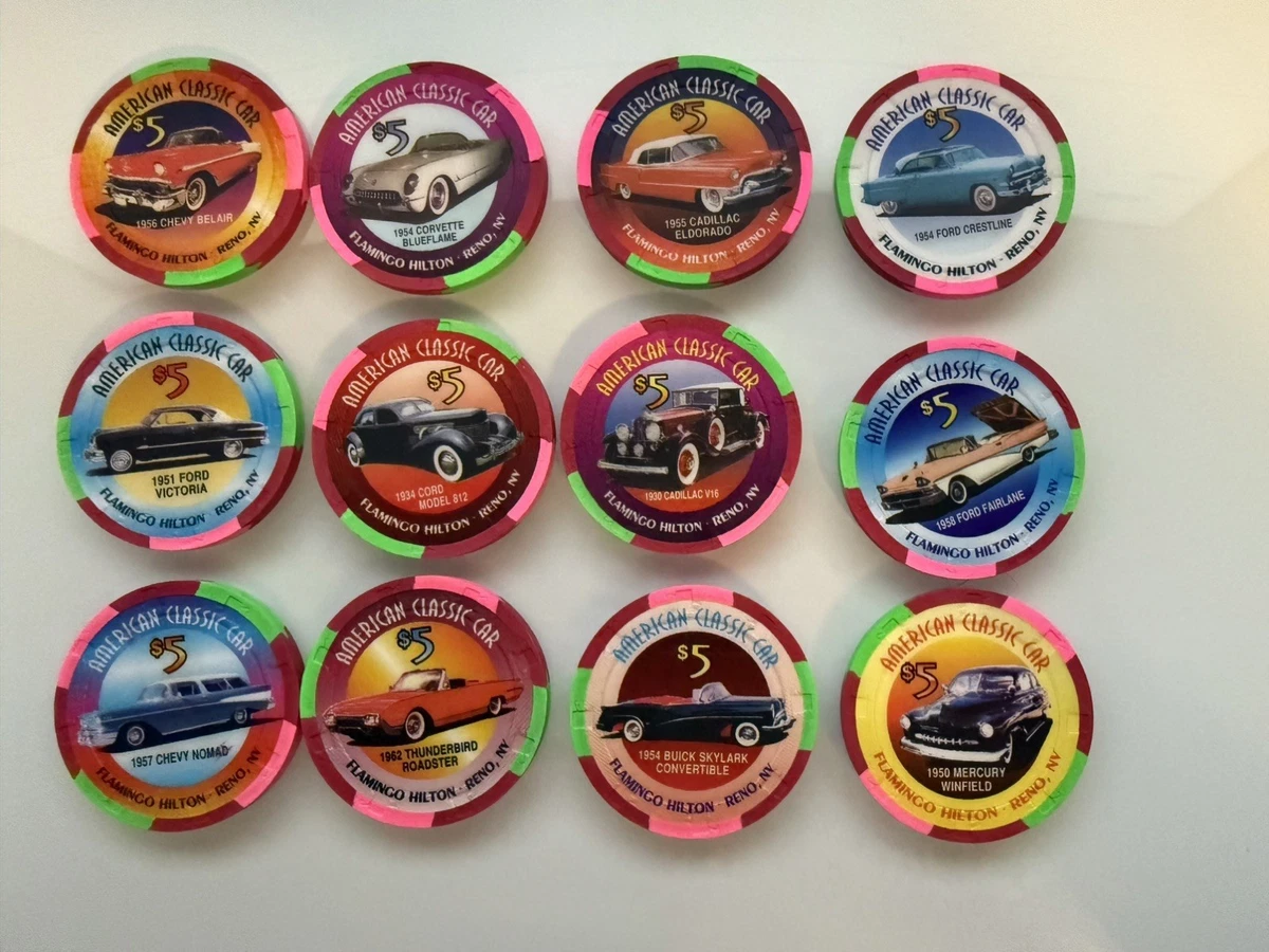Flamingo Casino Chips Indiana Collectible Individual $5 Casino