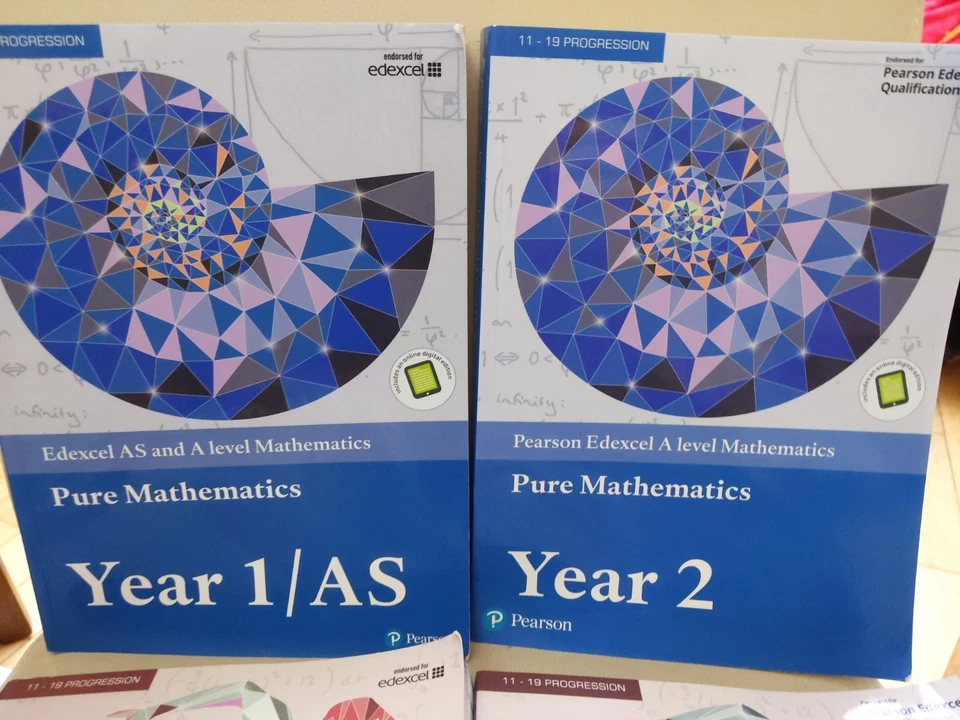 Pearson Edexcel A Level 4 Books: Year 1&2 Pure Maths, Statistics & Mechanics - Image 2 of 3
