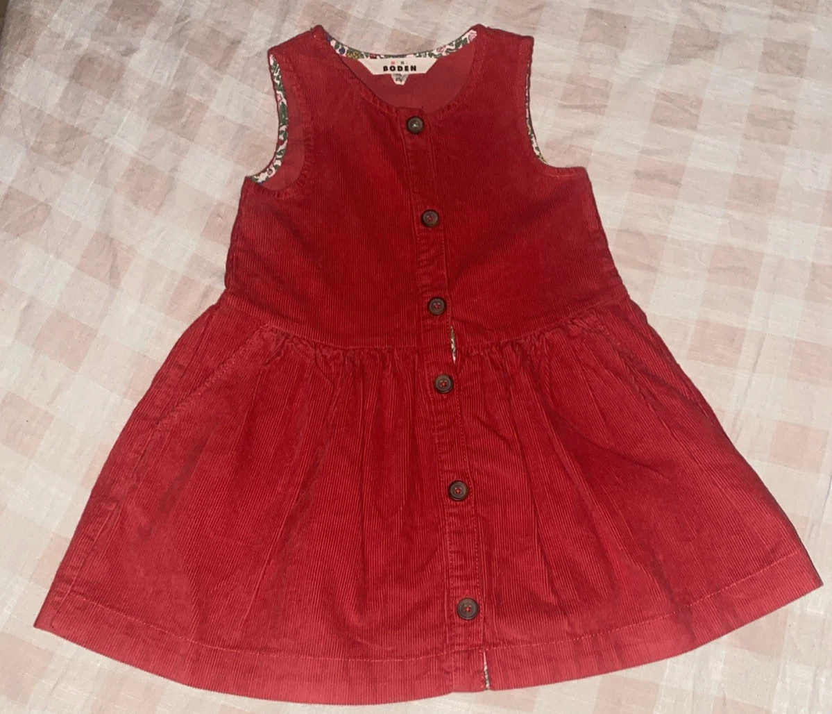 Red Corduroy Dresses for Girls for sale | eBay