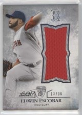 2015 Topps Triple Threads Unity Single Jumbo Relics 23/36 Edwin Escobar 0b0