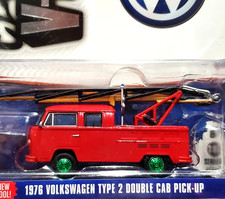 Greenlight GREEN MACHINE 76 1976 VW Volkswagen Type 2 Double Cab Pickup CHASE