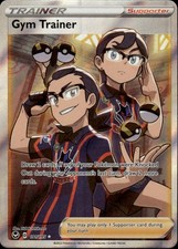 Gym Trainer (Full Art) Holo Ultra Rare SWSH12: Silver Tempest 191/195 NM