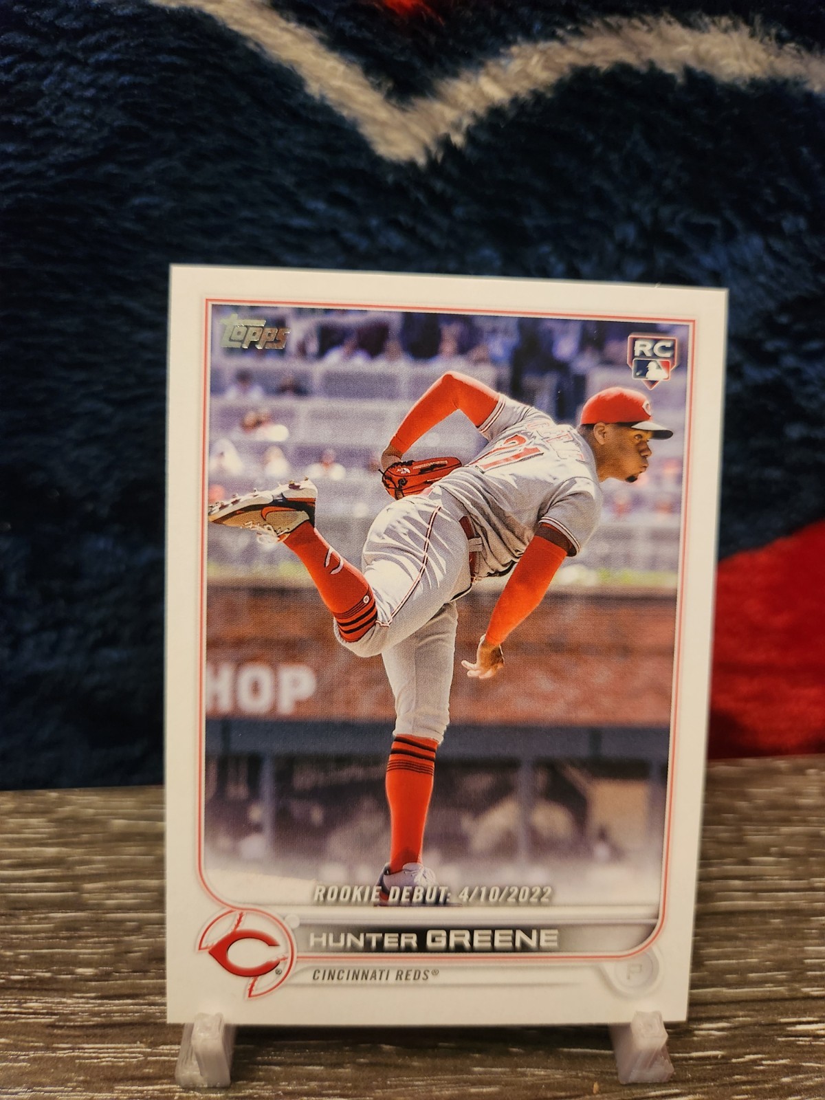 Hunter Greene Rookie MLB Debut Card RC 2022 Topps Update Baseball US267 Reds