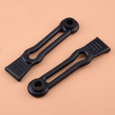 2pcs Hood Tie Down Latch Kit Black Rubber Fit for YAMAHA Rhino 450 660 700