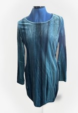 Vintage 90s POSSESSED Clothing Company Teal Green Velour Long Sleeve Dress
