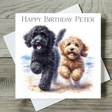 Cockapoo Birthday Card Cockerpoo Dog Mum Dad Aunt Friend Dogsitter