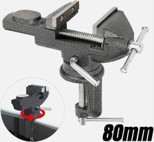 80MM Work Bench Vice Vise Workshop Clamp Engineer Jaw Swivel Base Workbench
