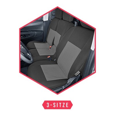Autositzbezüge Maß Schonbezüge für Citroen Berlingo III ab 19 1+2 Front Bezug