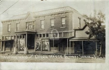 Conway Springs KS Kansas Masonic Hall Opera House RPPC Photo Postcard COPY