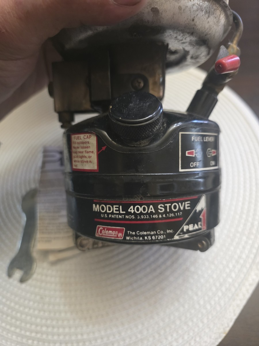 Vintage Coleman Stove Peak 1 Model 400A Single Burner Lightweight Vintage Coleman Stove Peak 1 Model 400A Single Burner Lightweight
