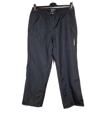 DIDRIKSONS Herren Hose Größe M Gummibund Schwarz Polyester Relaxed Fit DRY5
