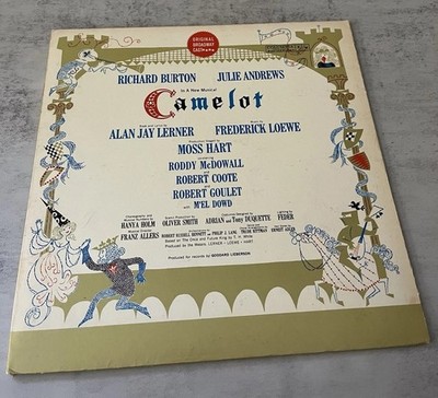 Camelot Original Broadway Cast 12'' LP Vinyl Record Musical Columbia KOL 5620