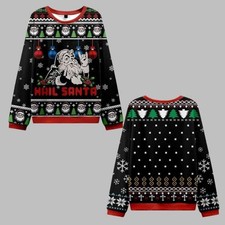 Hail Santa Claus Ugly Sweater 2025 Christma
