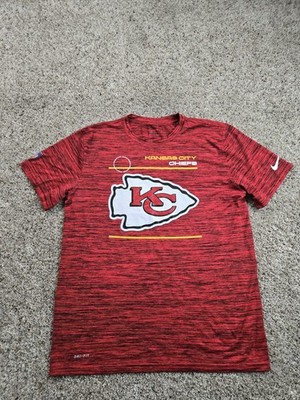 Kansas City Chiefs Shirt Mens Large Red Nike On-Field Apparel Short Sleeve