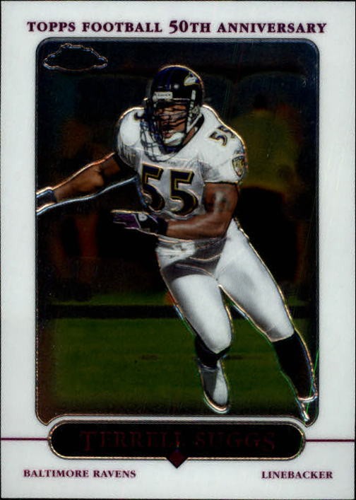 2005 Topps Chrome #45 Terrell Suggs - FB