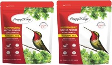 Happy Wings Hummingbird Nectar Powder Concentrate Combo, 2 lb 32 Ounce -2 Pack