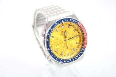 Seiko Chronograph 'Quartz Pogue' Watch Ref 7A28-7030 Working