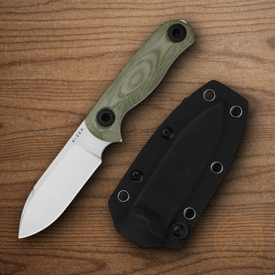 Kizer Cutlery Drop Bear Fixed Knife 3.88'' 14C28N Steel Blade Micarta Handle