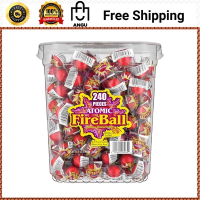 Atomic Fireballs Candy 4.05 Pound Bulk Tub