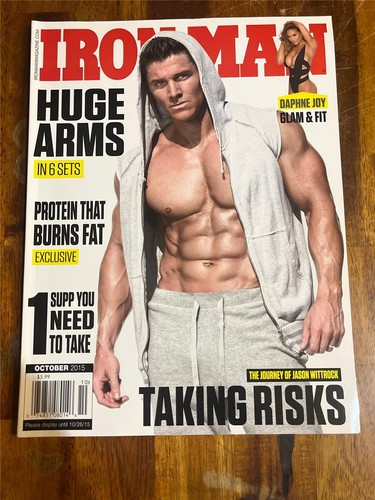 IRONMAN bodybuilding muscle magazine JASON WITTROCK & DAPHNE JOY 10-15 - Picture 1 of 5