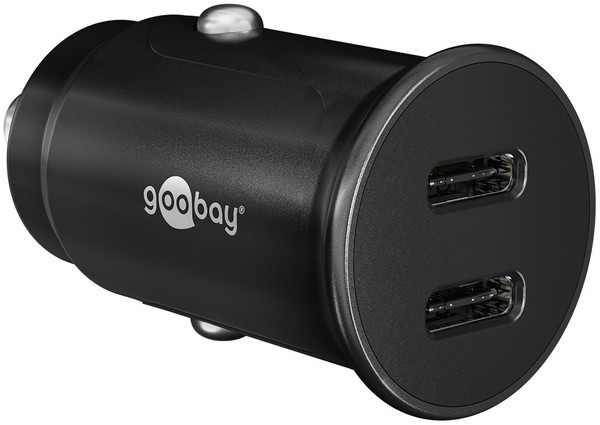 150X Goobay 59705 Dual-Usb-C™ Pd (Power Delivery) Auto-SchnellladegeräT (30 W),-image