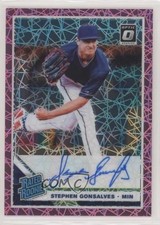 2019 Panini Donruss Optic Pink Velocity Prizm Stephen Gonsalves Auto 01xd