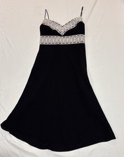 Ann Taylor Black Lace Empire Waist Dress women’s 0