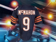 JIM McMAHON AUTOGRAPHED CUSTOM CHICAGO BEARS JERSEY JSA AUTHENTICATED