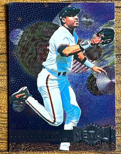Barry Bonds #241 card from 1996 Metal Universe