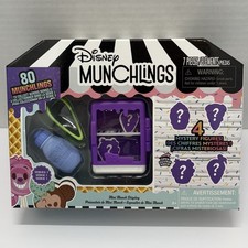 BRAND NEW Disney Munchlings Mini Munch Display Purple S1 with 4 Mystery Figures