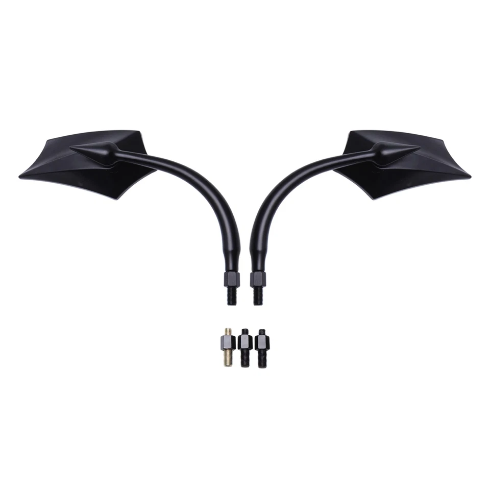 Espejos retrovisores negros para motocicleta 8 mm/10 mm para Yamaha Raider S 1100 700 760 Foto 4 de 4