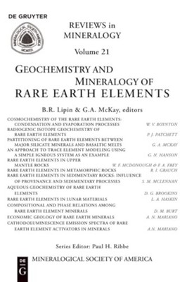 Geochemistry and Mineralogy of Rare Earth Elements (Rev - Paperback NEW Lipin, B