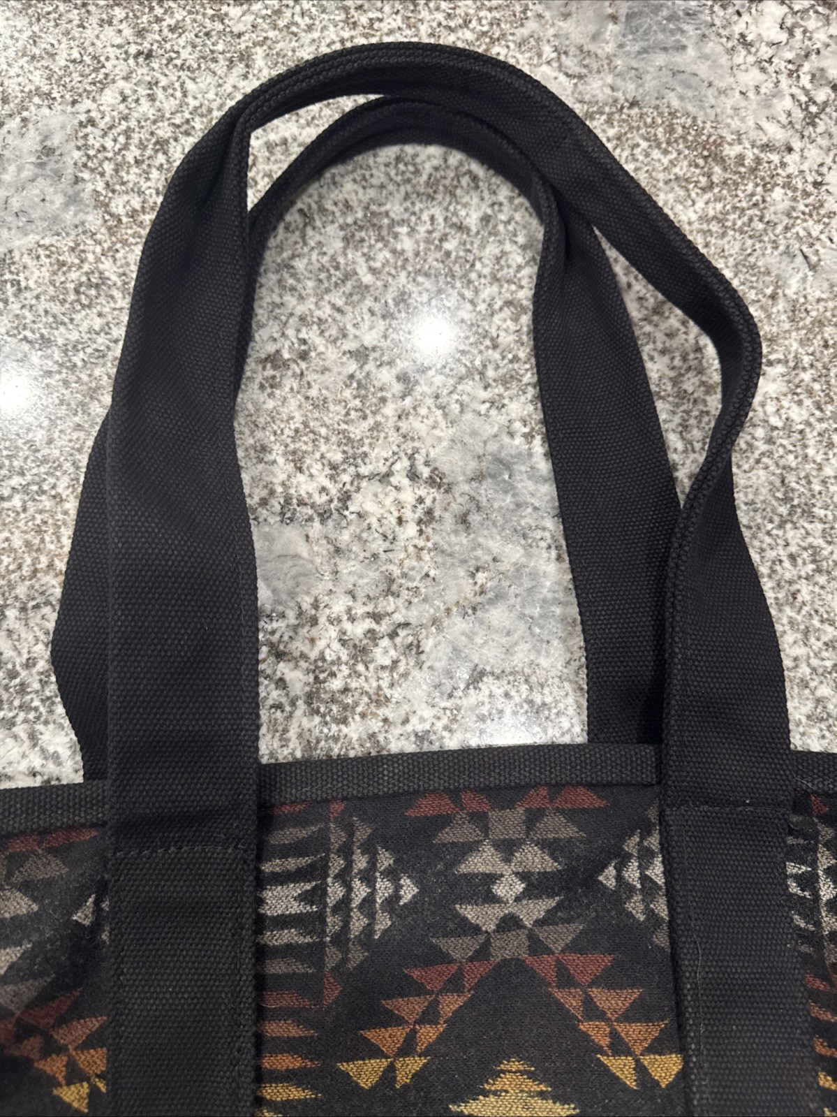 Pendleton Colorful Wool Native Aztec Pattern Tote… - image 7