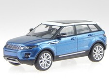 Land Rover Range Rover Evoque 5door Mauritius blue diecast modelcar IXO 1:43