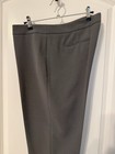 New Women Size 14 ANNE KLEIN Straight Leg Bi-Stretch Crepe Dress Pants Gray — photo 2