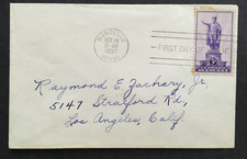FIRST DAY OF ISSUE HONOLULU HAWAII OCT 18 1937 FDC