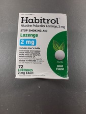 Habitrol Nicotine Lozenges 2 mg Mint Flavor 72 Count Stop Smoking Aid Exp 10/26