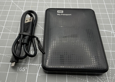 WD My Passport External Hard Drive 500GB & USB Cable - Tested & Formatted #1