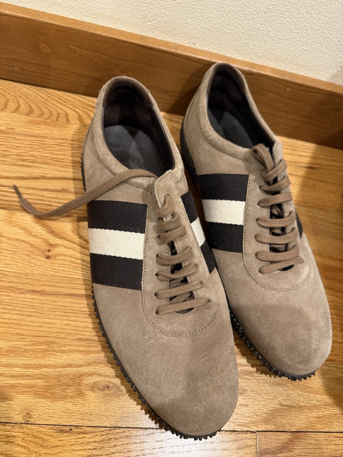 Bally Suede Colorblock Pattern Athletic Sneakers … - image 5