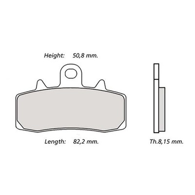 BREMBO BRAKE PADS COMPOUND Z04 FIT ON BMW R1250 RT 22-23