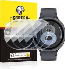 4 Pack Tempered Glass Screen Protector for Samsung Galaxy Watch 8 44mm Anti Scra