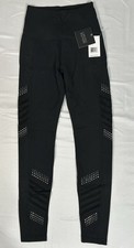 NWT Beyond Yoga Limited Edition Black Studded Mesh Ankle Leggings XS