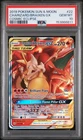Pokemon PSA 10 GEM Charizard & Braixen GX 22/236 Cosmic Eclipse Holo 2019 S#5939