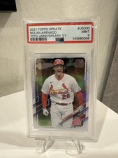 2021 TOPPS UPDATE Nolan Arenado 70 ANNIVERSARY 1/1 Cardinals PSA 9