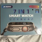 AEMAI YX21 7-in-1 Smart Watch AMOLED 2.09in Black Silicone Band Silver Case — photo 1