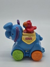 Fisher-Price Amazing Animals Press And Go Elephant Musical Action Toy 2008 WORKS