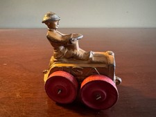 Vintage Manoil Dimestore Tractor 73 Loop on Front Good